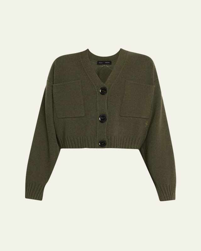 Sofia V-Neck Eco Cashmere Wool Cardigan